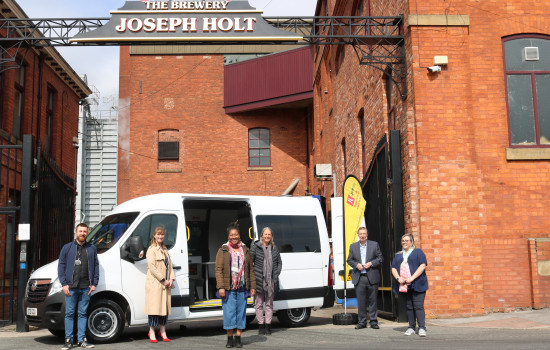 Justlife receives minibus to reach hidden homeless communities across Greater Manchester