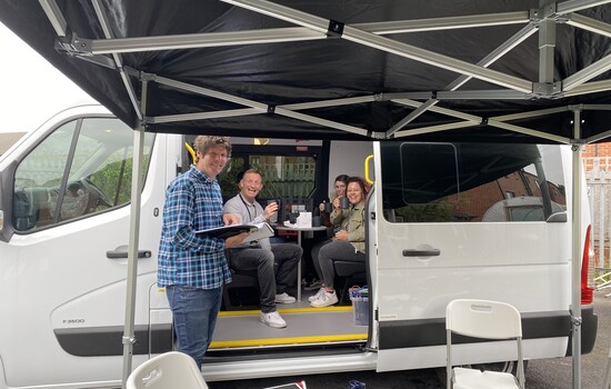 An update on our outreach minibus for Unsupported Temporary Accommodation (UTA)