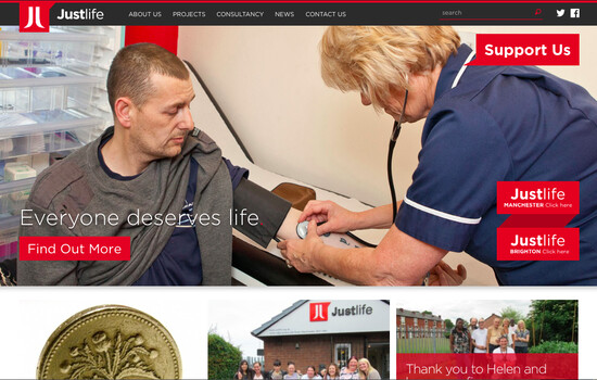 New website for Justlife
