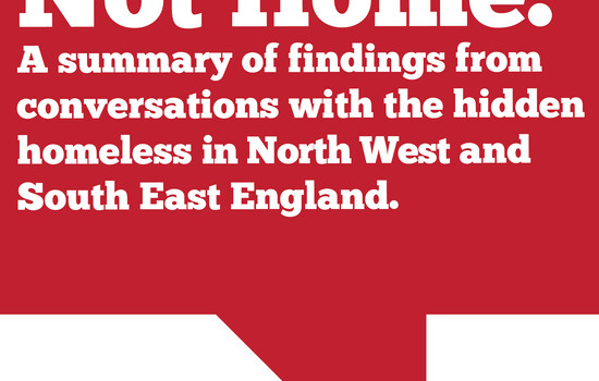Latest research news: A snapshot of conversations with the hidden homeless