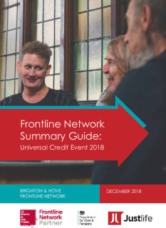 Frontline network summary guide universal credit